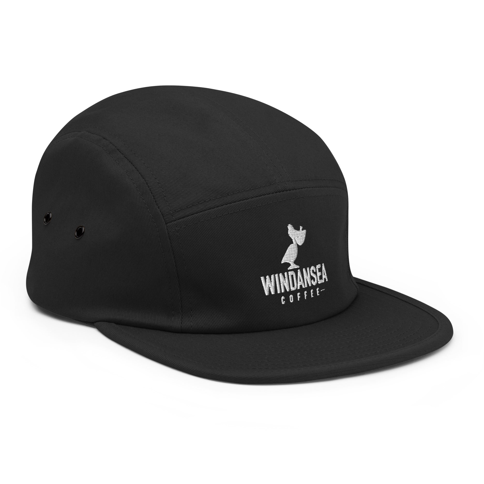Embroidered Windansea 5-Panel Cap - WindanSea Coffee