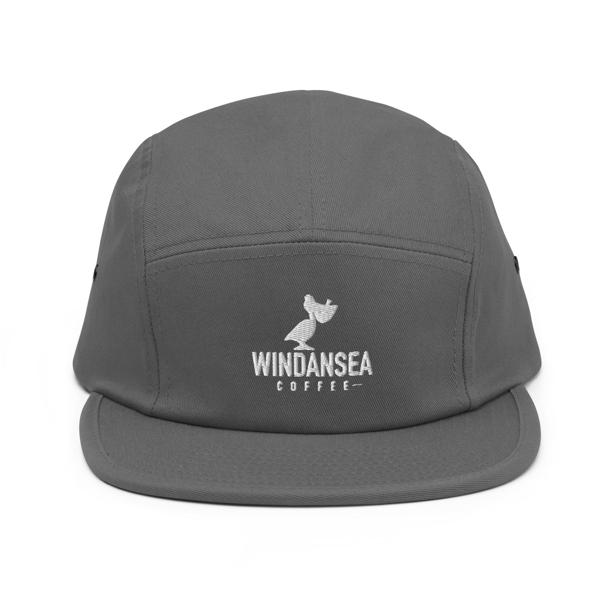 Embroidered Windansea 5-Panel Cap - WindanSea Coffee