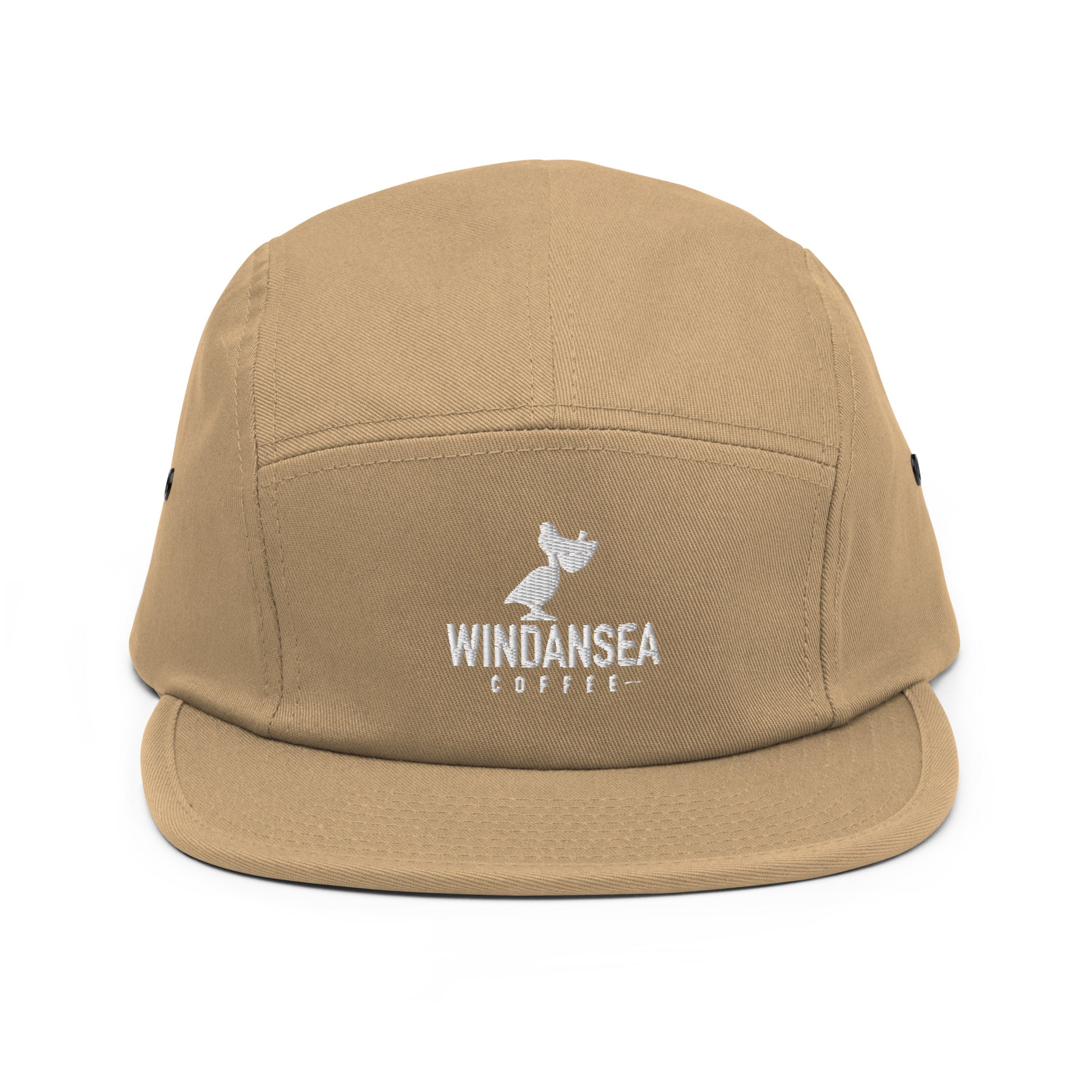 Embroidered Windansea 5-Panel Cap - WindanSea Coffee