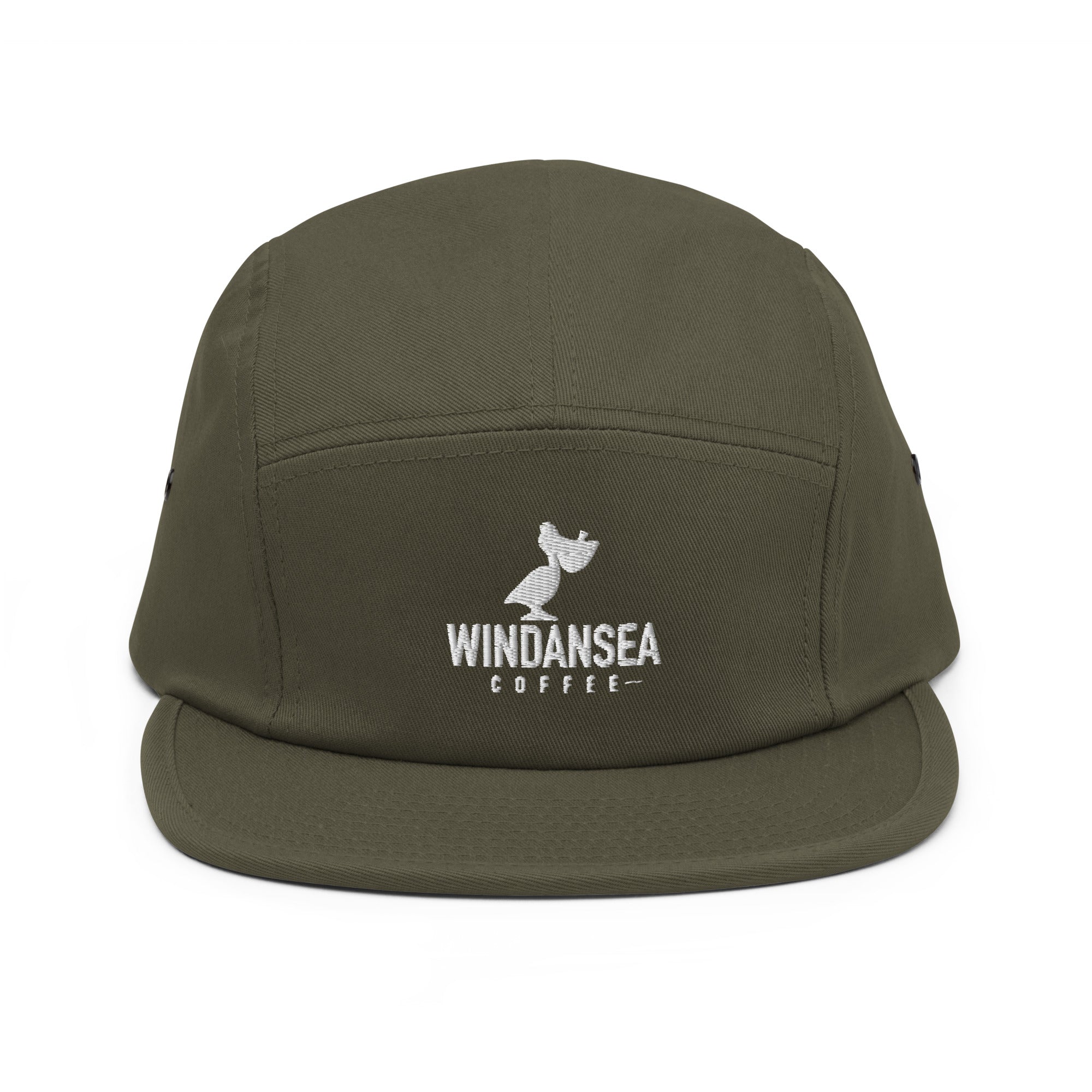 Embroidered Windansea 5-Panel Cap - WindanSea Coffee