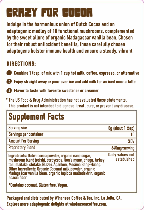 Loco Mocha | Mushroom Hot Cocoa Mix