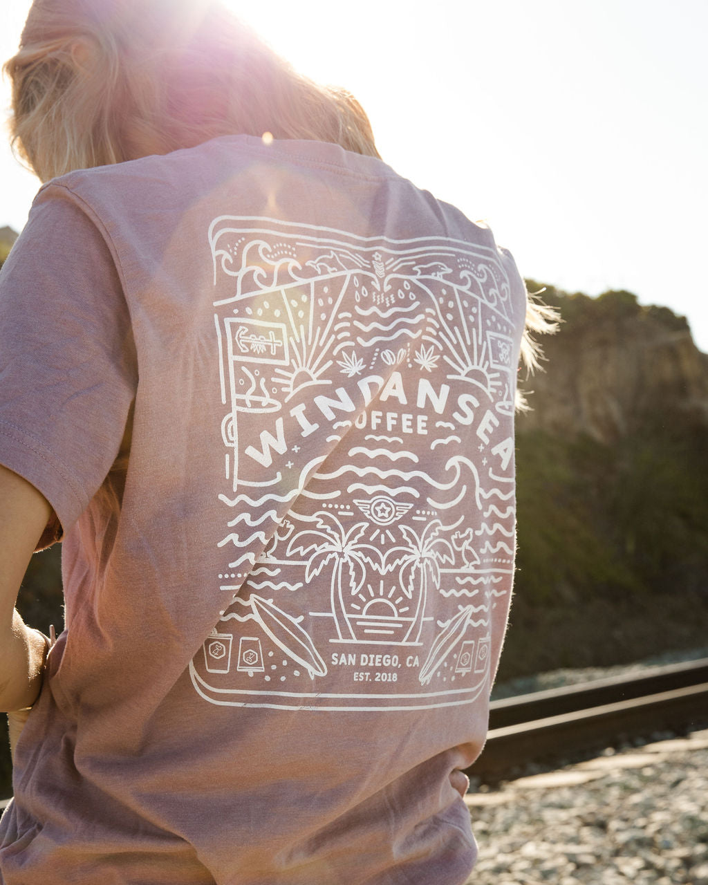 Windansea Mandala T-shirt - WindanSea Coffee