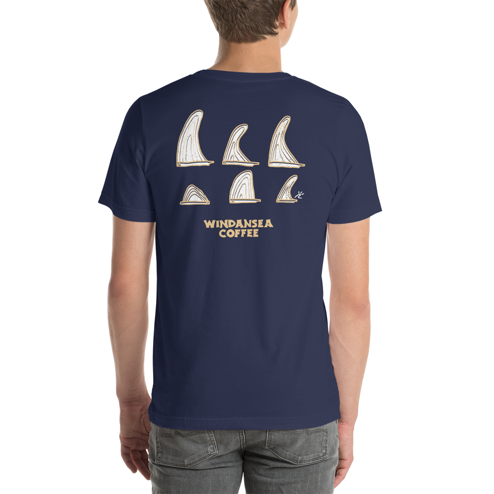 Backside of a man wearing Windansea&