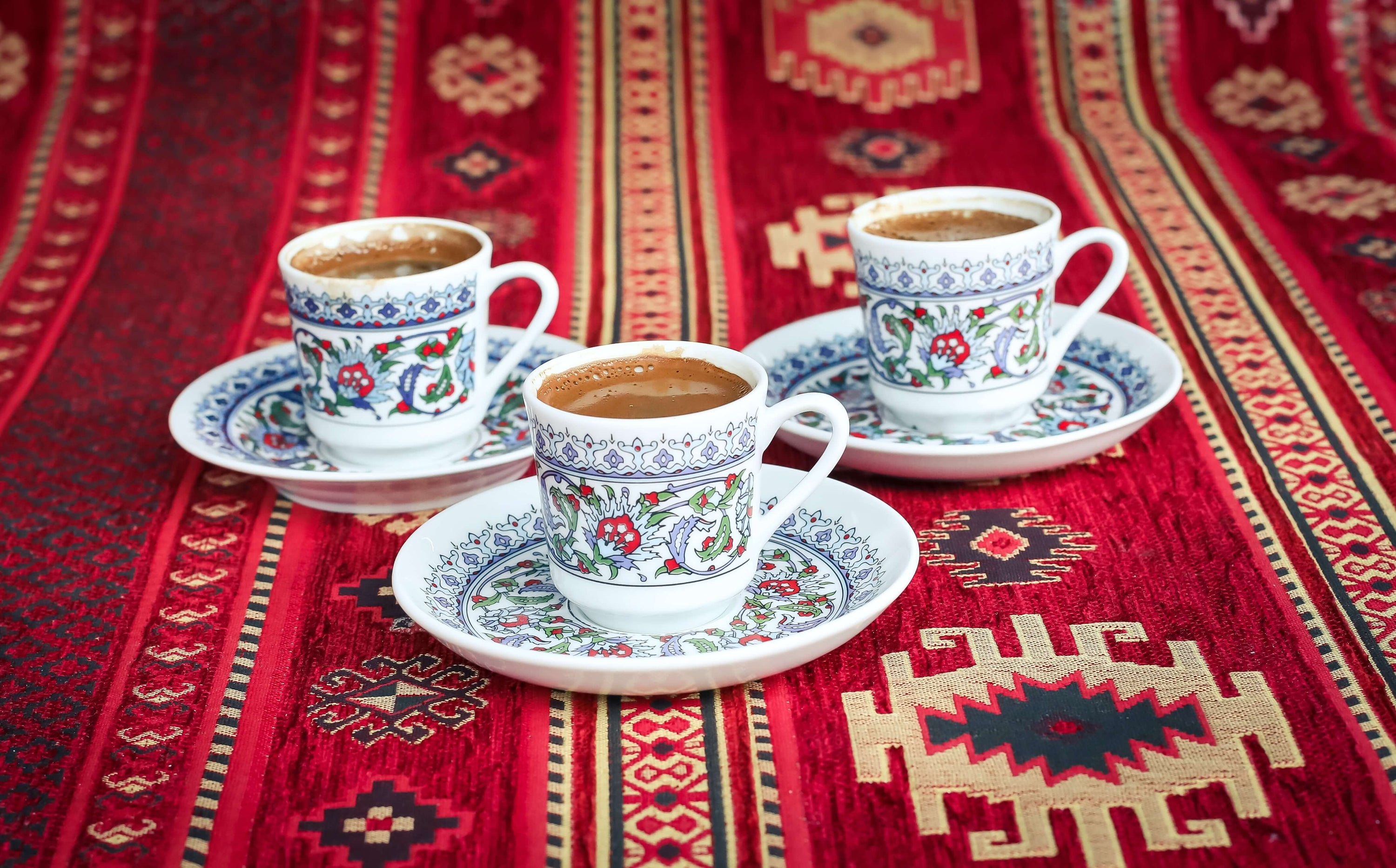 3 cups of turkish coffee