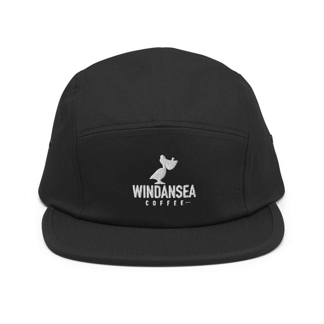 Embroidered Windansea 5-Panel Cap - WindanSea Coffee